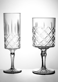 Elite Premium Kristal Wine and Champagne Flute Set – crystal-clear polycarbonate glasses made in the UK